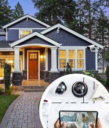 Home CCTV system installed by Alarm 24 Hours
